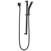H2Okinetic&reg; 3-Setting Slide Bar Hand Shower with Wall Elbow